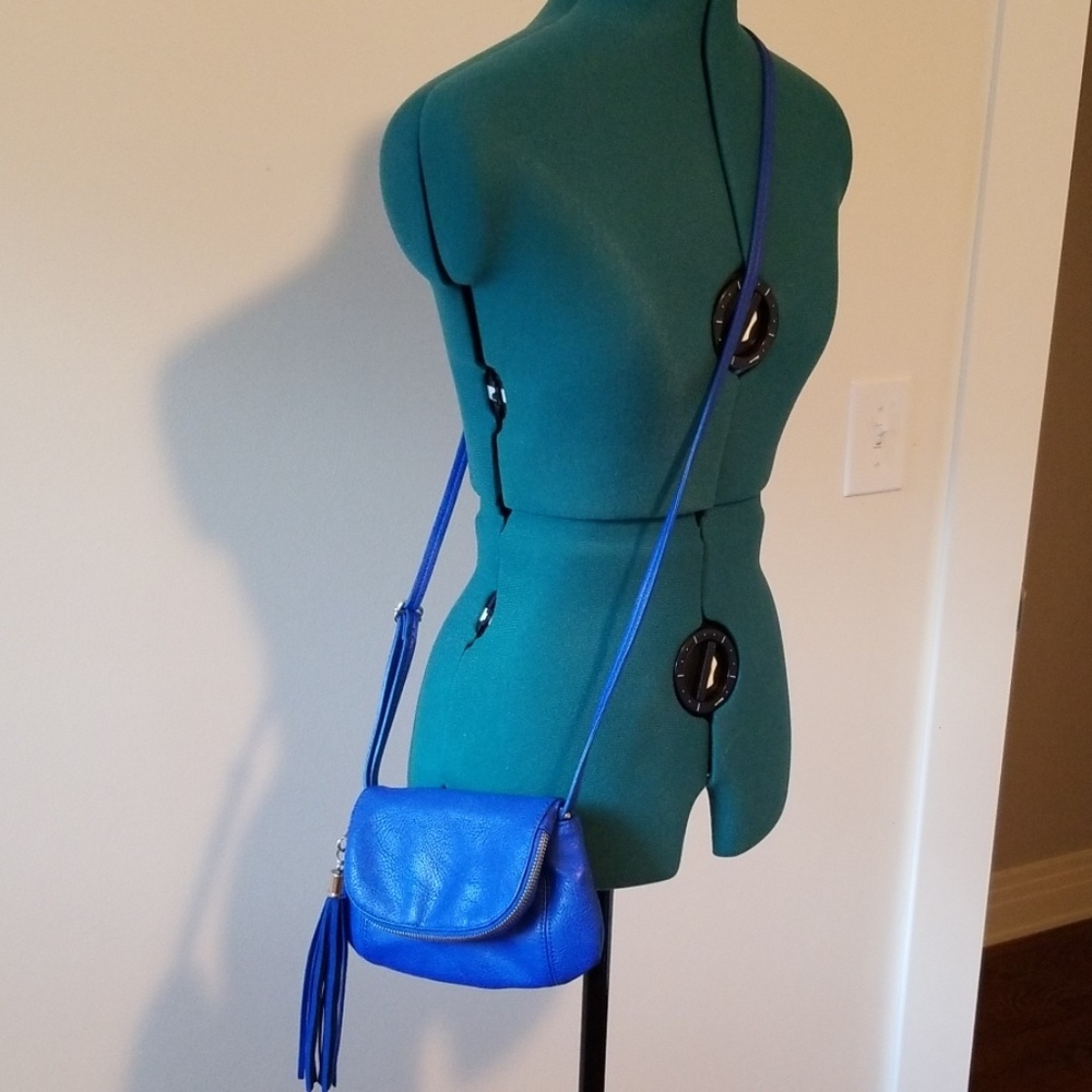 2/$20 Express Blue/ Purple Crossbody Bag
